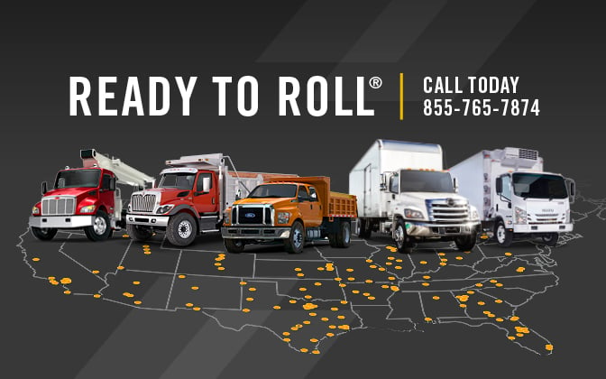 Ready to Roll Work trucks lined up, Call today 855-765-7874