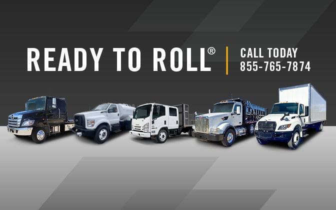 Ready to Roll Work trucks lined up, Call today 855-765-7874