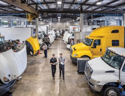 Year-Round Commercial Truck Maintenance Schedule