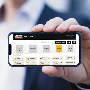 Service Connect Online Communication System | Rush Truck Centers