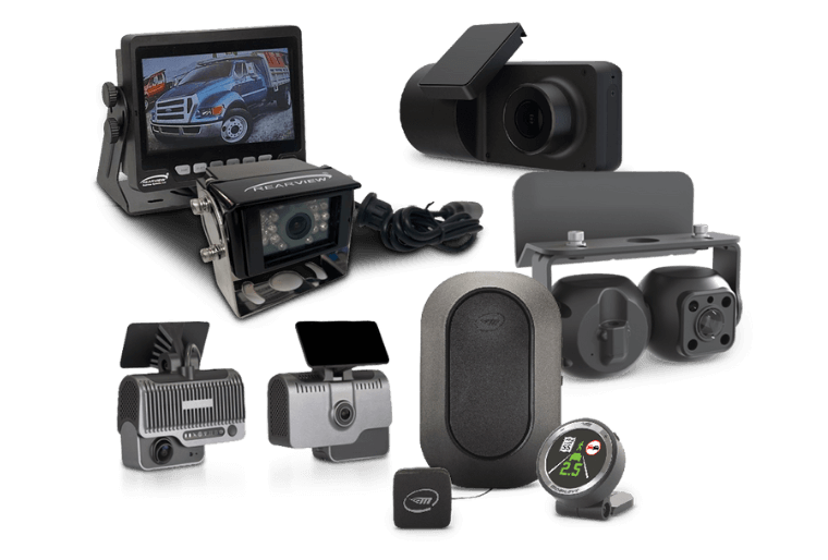 Telematics dash cams, back up cameras and collision avoidance devices