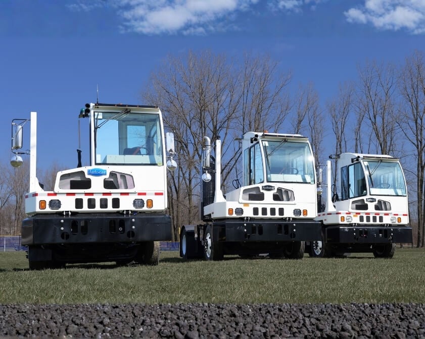 ACTT models lined up in grass
