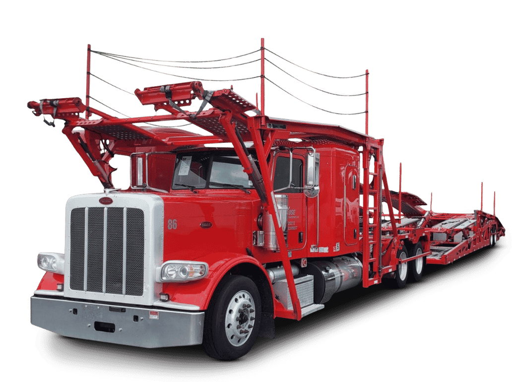 Peterbilt Truck with Car Hauler Body Attached | Car Hauler Trailers | Cottrell Car Haulers