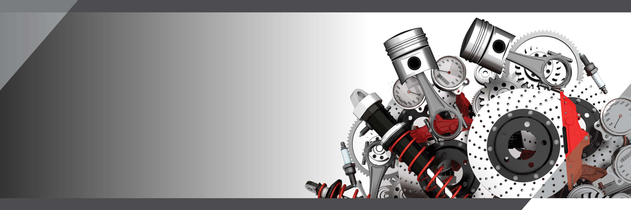 Pile of assorted truck parts