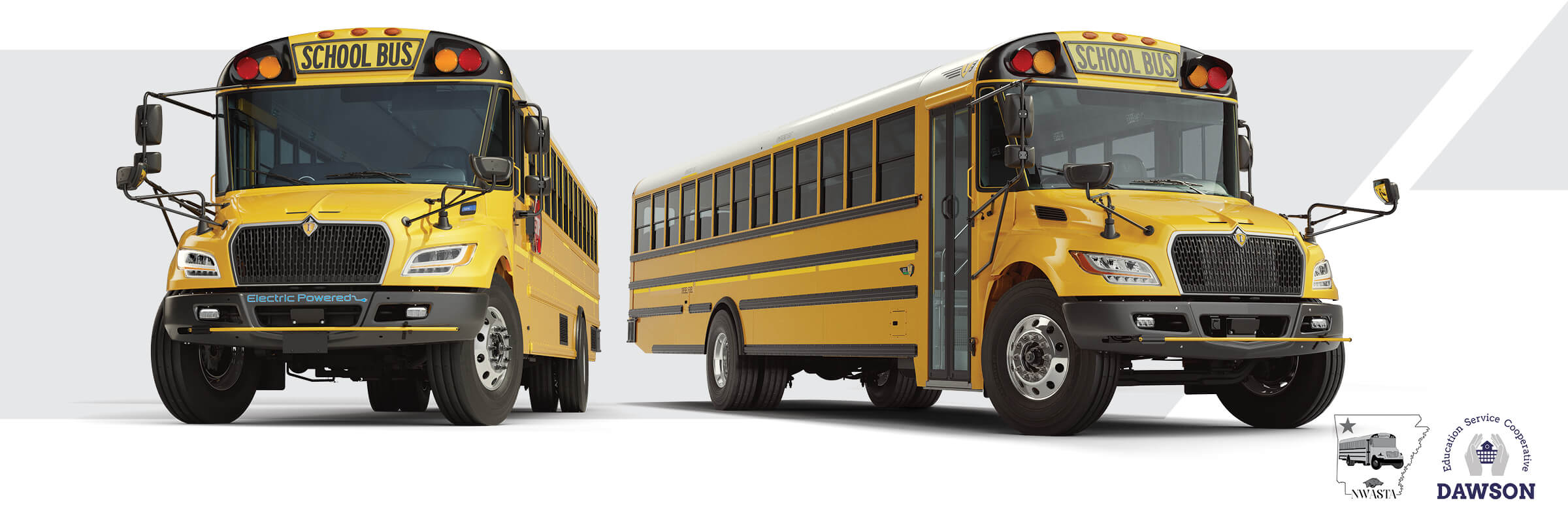 Two IC School Buses
