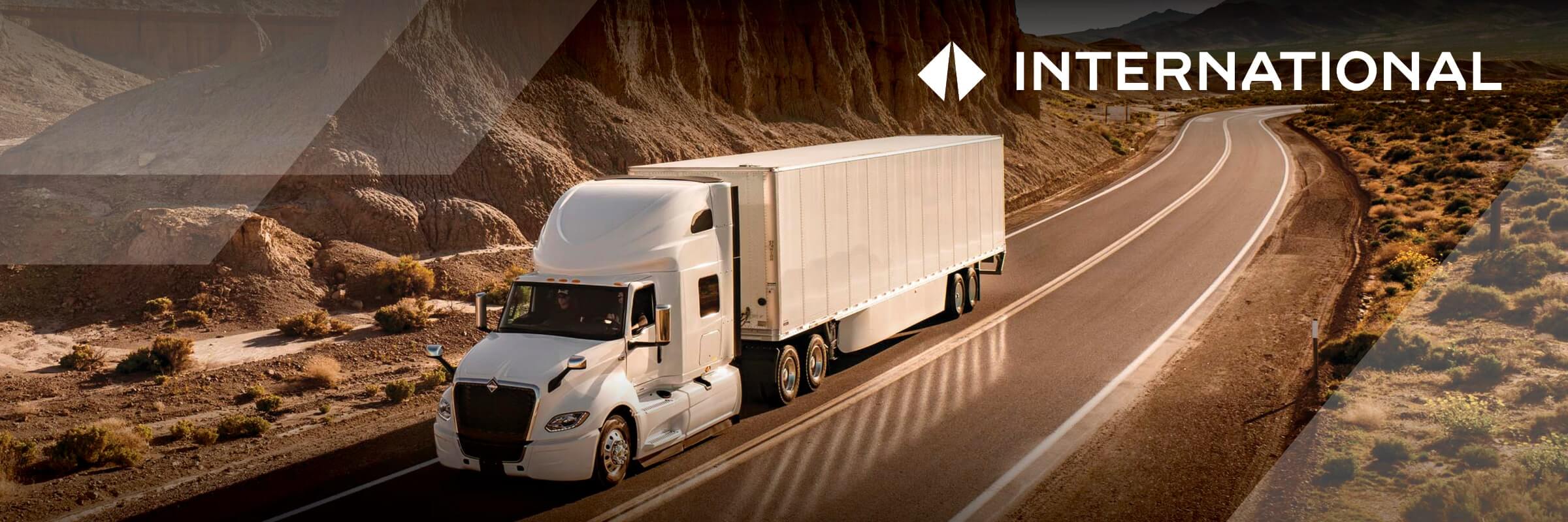 International S13 driving down desert highway