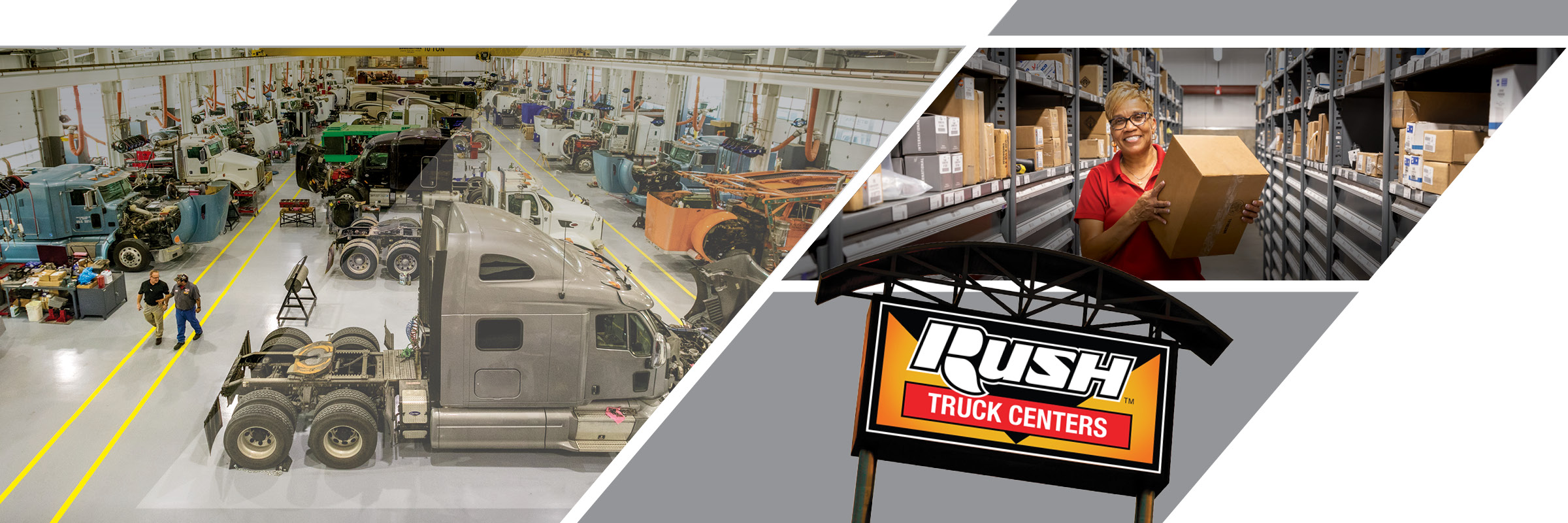 Rush Truck Centers Service Bays and Parts Warehouse